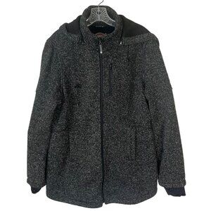 HFX Womens Coat Pockets Black Performance Size XL